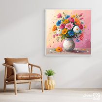 تابلو نقاشی کلاسیک گل