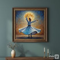 تابلو نقاشی رقص سماع