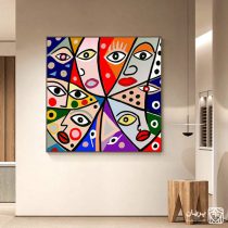 تابلو نقاشی چشمان بی‌ انتها