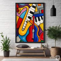 تابلو نقاشی کوبیسم