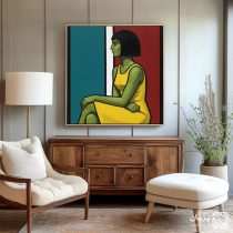 تابلو نقاشی زن مصری