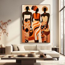 تابلو نقاشی مدرن زنان سیاهپوست