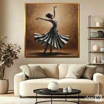 تابلو نقاشی بالرین